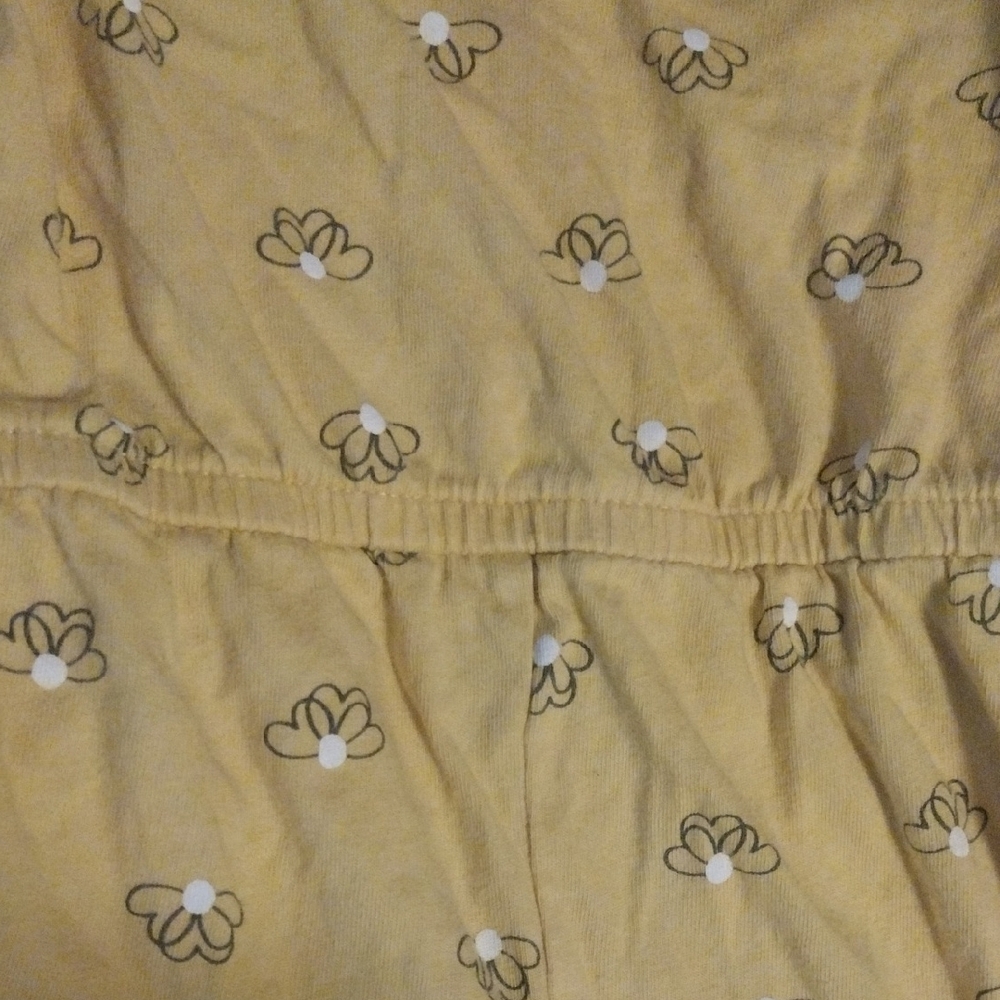 Carter's Yellow Bee-Print Long Sleeve Footed One-Piece - Picture 7 of 7